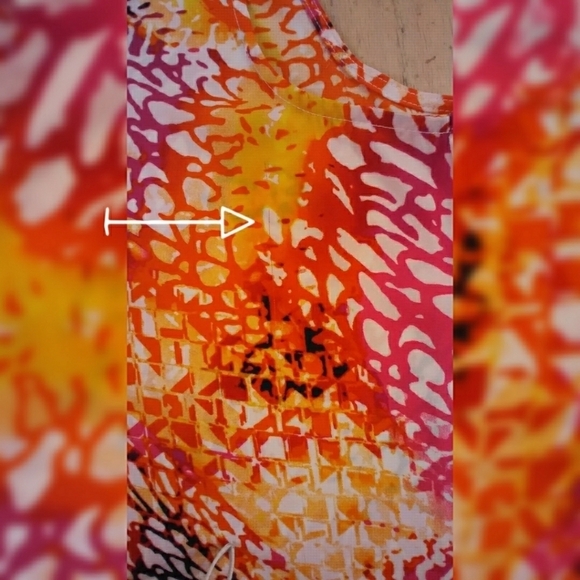 Tacera bright spring top decorative gold zip M - Picture 7 of 10